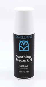 Owellness THC free 350 mg CBD Soothing Freeze Gel
