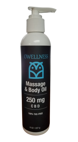 250 mg Massage & Body Oil
