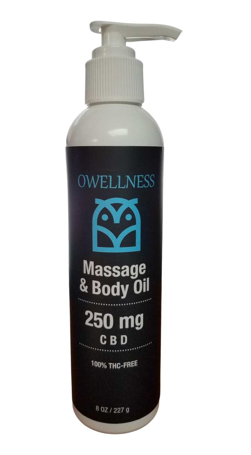 250 mg Massage & Body Oil