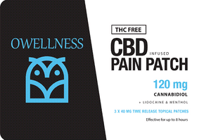 THC-Free Topical Pain Patch (3 Pack)